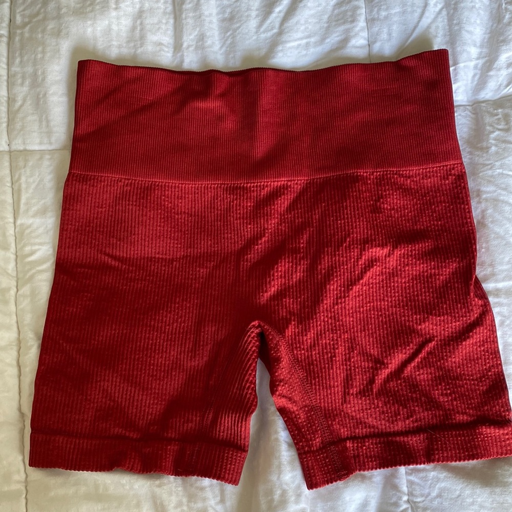 Womens high bike rise shorts